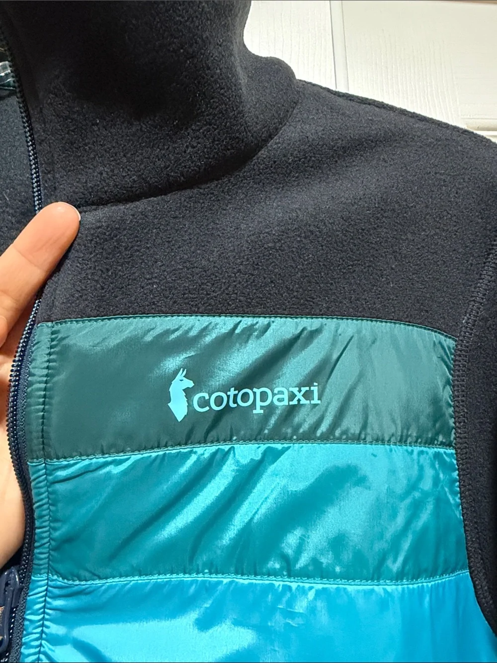 Cotopaxi Women's Teca Full-Zip Fleece Jacket Black Blue - Size Medium - Picture 6 of 8